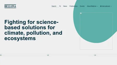Screenshot preview of bellona.org