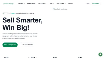Screenshot preview of surecart.com