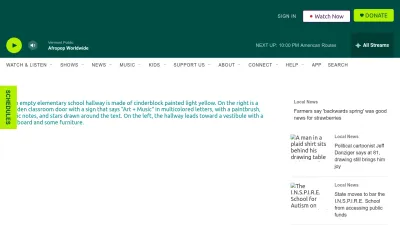 Screenshot preview of vermontpublic.org