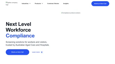 Screenshot preview of zipline.io