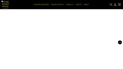 Screenshot preview of islandrecords.com