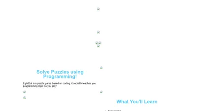 Screenshot preview of lightbot.com