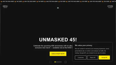 Screenshot preview of kissonline.com