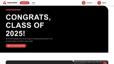 Screenshot preview of apu.edu