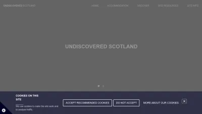 Screenshot preview of undiscoveredscotland.co.uk
