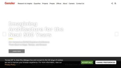 Screenshot preview of gensler.com