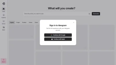 Screenshot preview of ideogram.ai
