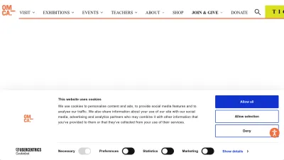 Screenshot preview of museumca.org