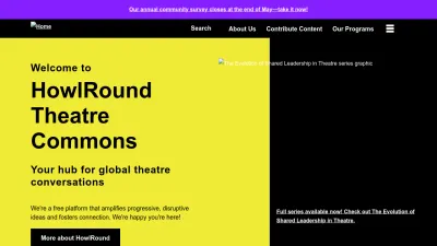 Screenshot preview of howlround.com