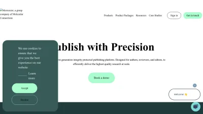 Screenshot preview of morressier.com