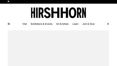 Screenshot preview of hirshhorn.si.edu