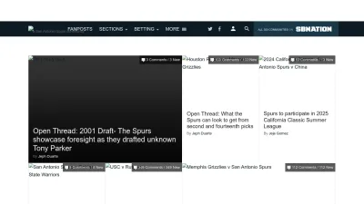 Screenshot preview of poundingtherock.com