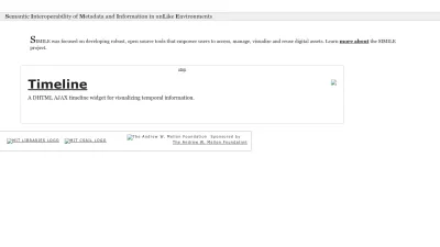 Screenshot preview of simile.mit.edu