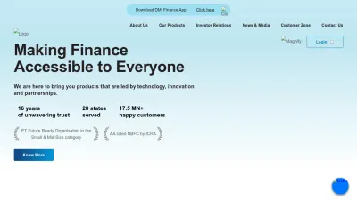 Screenshot preview of dmifinance.in