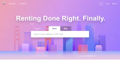 Screenshot preview of rentberry.com