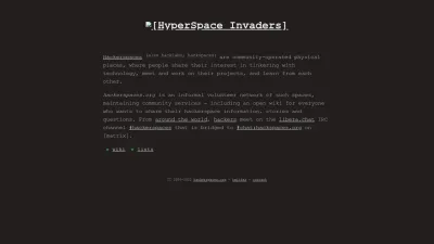 Screenshot preview of hackerspaces.org