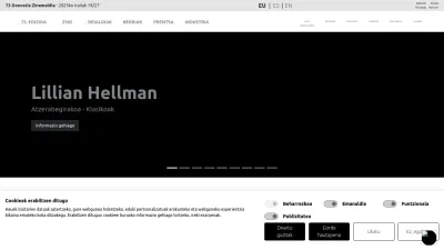 Screenshot preview of sansebastianfestival.com