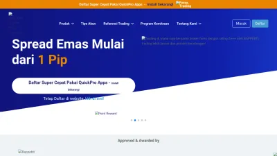 Screenshot preview of foreximf.com