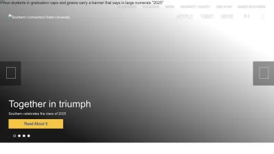 Screenshot preview of southernct.edu