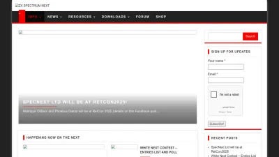 Screenshot preview of specnext.com