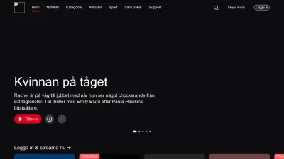 Screenshot preview of tv4play.se