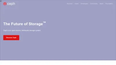Screenshot preview of ceph.com