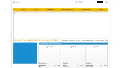 Screenshot preview of malta.com