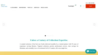 Screenshot preview of juniorlibraryguild.com