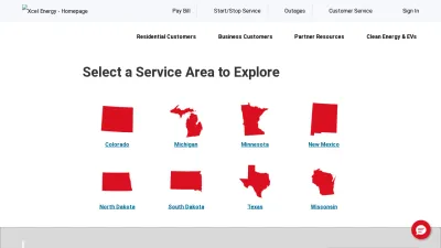 Screenshot preview of xcelenergy.com