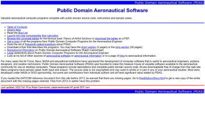 Screenshot preview of pdas.com