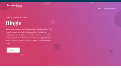 Screenshot preview of accesspressthemes.com