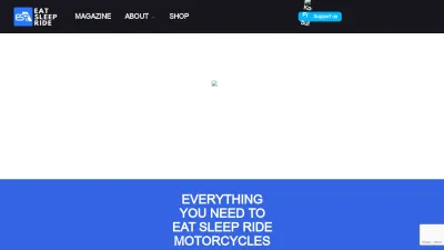 Screenshot preview of eatsleepride.com