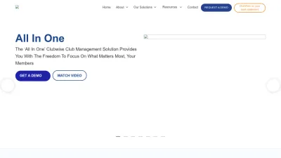 Screenshot preview of clubwise.com