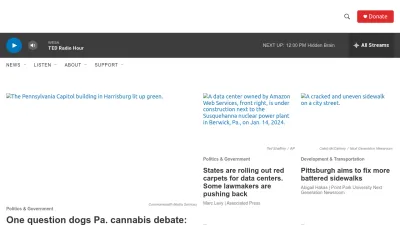 Screenshot preview of wesa.fm