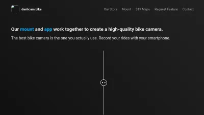 Screenshot preview of dashcam.bike