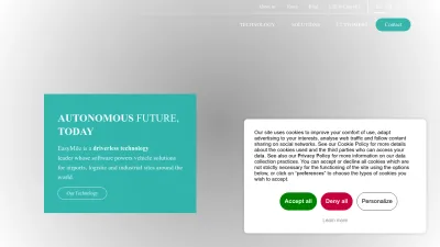 Screenshot preview of easymile.com