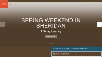 Screenshot preview of sheridanwyoming.org