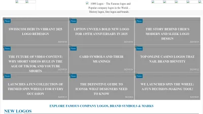 Screenshot preview of 1000logos.net