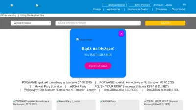Screenshot preview of bilety24.uk