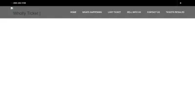 Screenshot preview of whollyticket.com