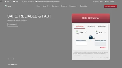 Screenshot preview of gulfexchange.com.qa