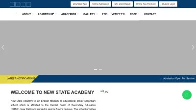 Screenshot preview of nsabehror.co.in