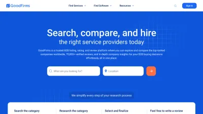 Screenshot preview of goodfirms.co