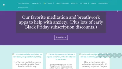 Screenshot preview of coolmomtech.com