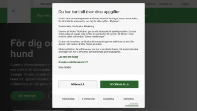 Screenshot preview of skk.se