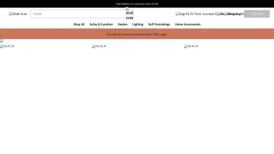 Screenshot preview of made.com