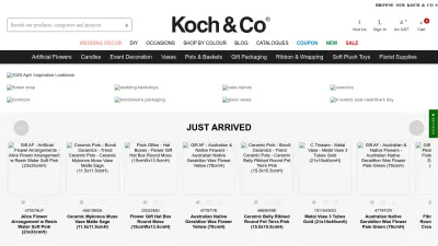 Screenshot preview of koch.com.au