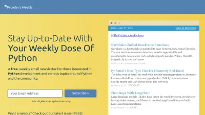 Screenshot preview of pycoders.com