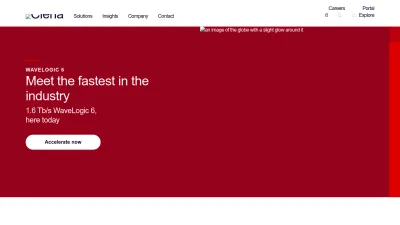 Screenshot preview of ciena.com