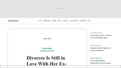 Screenshot preview of uexpress.com